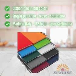 Planner Settimanale 2026 Da Scrivania Planner Giornaliero 2026 - BLU