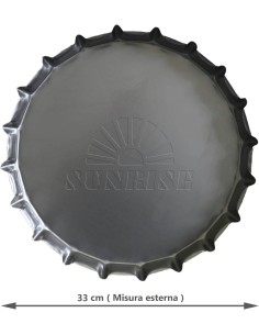 Tegame in Lamiera Per Focaccia Pugliese Barese Ø 33 cm 2