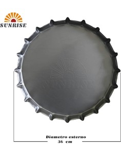 Tegame in Lamiera Per Focaccia Pugliese Barese Ø 36 cm 2