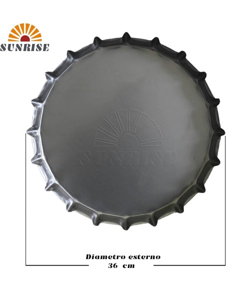 Tegame in Lamiera Per Focaccia Pugliese Barese Ø 36 cm