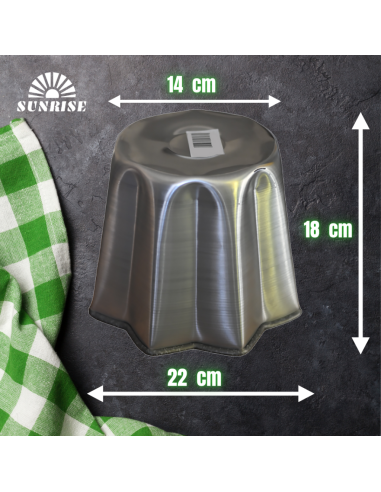 Stampo Pandoro Da 1 Kg in Alluminio Antiaderente