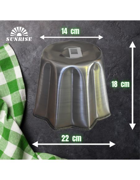 Stampo Pandoro Da 1 Kg in Alluminio Antiaderente