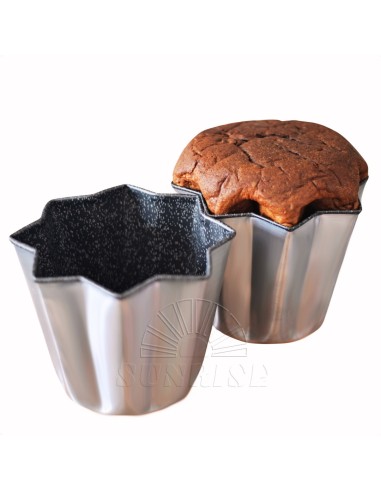 Stampo Pandoro Da 1 Kg in Alluminio Antiaderente