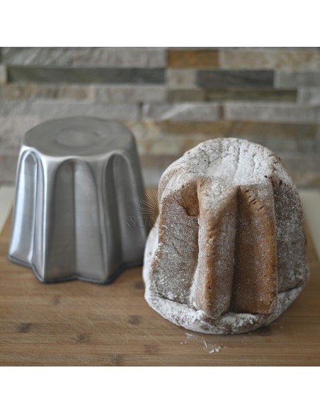 Stampo Pandoro Da 1 Kg in Alluminio Antiaderente (2 Pz)
