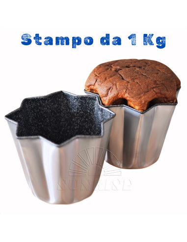 Stampo Pandoro Da 1 Kg in Alluminio...