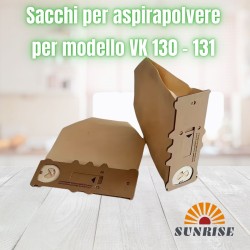 Sacchi Folletto VK 130 Sacchetti aspirapolvere VK130 / VK131 - 6 Pz