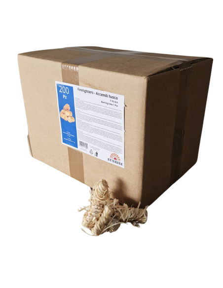 copy of Accendifuoco Naturale Legnetti Accendifuoco Ecologico Stufe Forno Pizza - 100 Pz