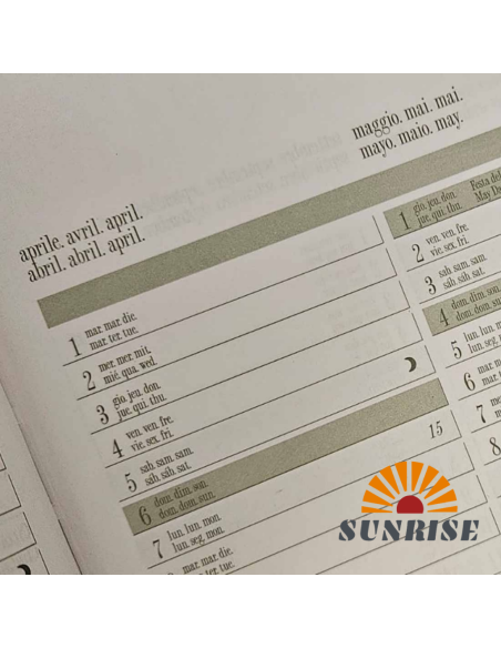 copy of Planner Settimanale 2025 Da Scrivania Weekly Planner 30x15 - Blu