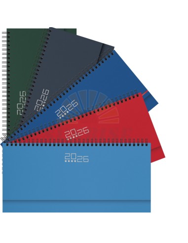 Planner Settimanale 2026 Da Scrivania Planner Spiralato 30x15 cm