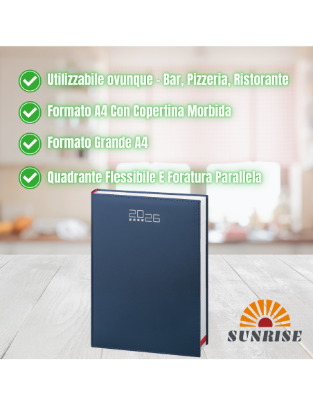 copy of Planner Settimanale 2025 Da Scrivania Weekly Planner 30x15 - Blu