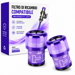 Filtri ricambio per Dyson V11 Compatibili Modelli V 11 Cyclone - (2 Pz)