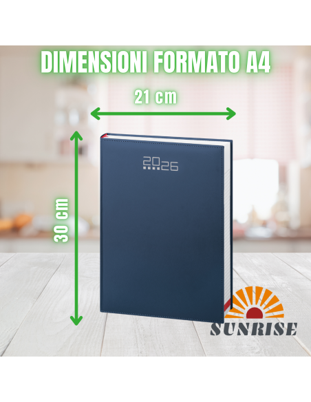 copy of Planner Settimanale 2025 Da Scrivania Weekly Planner 30x15 - Blu