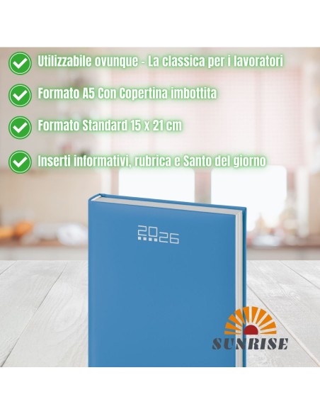 Agenda 2026 - 21x15 cm | Agenda appuntamenti 2026
