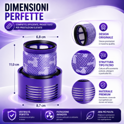 Filtro ricambio per Dyson V10 Compatibile Modello SV12