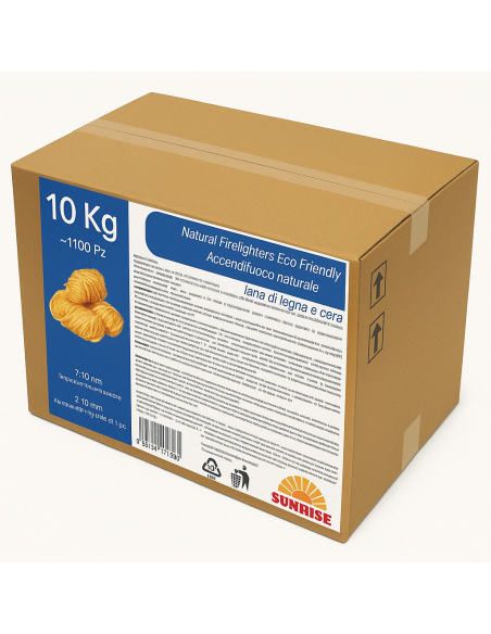 copy of Accendifuoco Naturale Legnetti Accendifuoco Ecologico Stufe Forno Pizza - 100 Pz