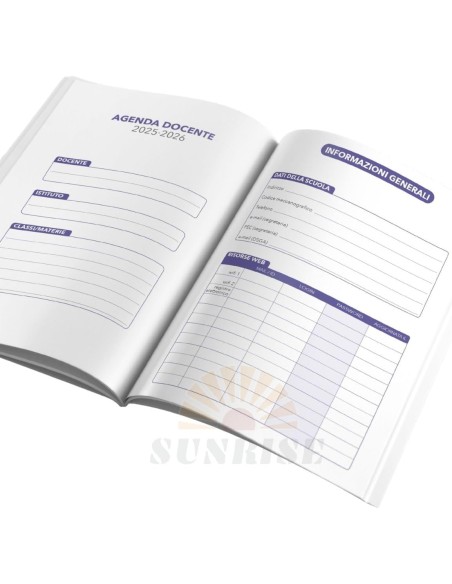copy of Planner Settimanale 2025 Da Scrivania Weekly Planner 30x15 - Blu