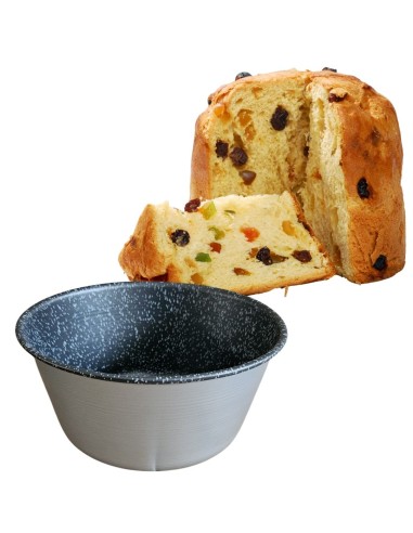 Stampo Panettone 750 gr Forma Panettone in Alluminio Antiaderente