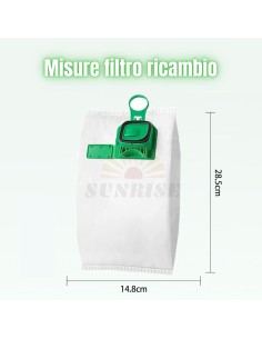 24 Sacchi Folletto VK 140 Sacchetti aspirapolvere Vorwerk... 2