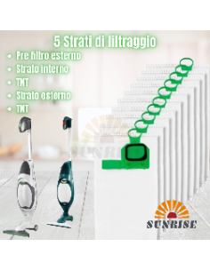 6 Sacchi Folletto VK 150 Sacchetti aspirapolvere Vorwerk... 2