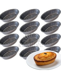 Stampo Pasticciotto Mini Formine Pasticciotto Mignon da 8...