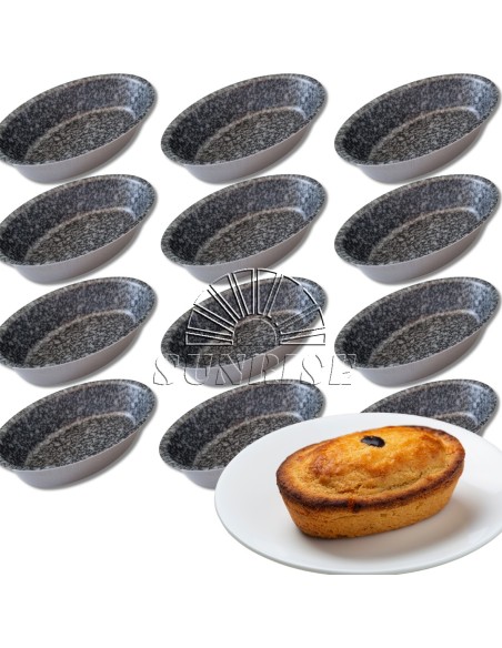 copy of Stampo Pasticciotto Leccese in alluminio Formine Pasticciotto - 12 pz