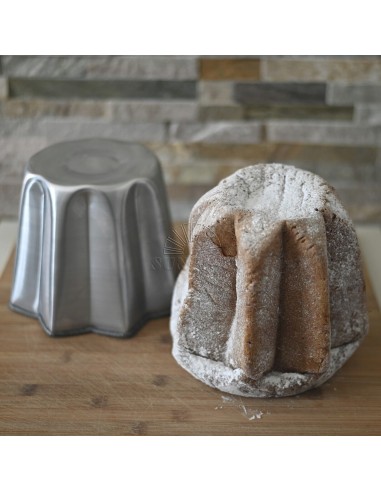 Stampo Pandoro Da 1 Kg in Alluminio Antiaderente
