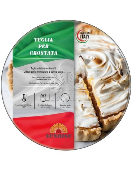 Stampo Furbo 30 cm Tegame per Crostata Furba Grigio Ø 30 cm