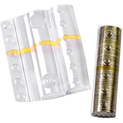 Blister Per Monete Contenitori Portamonete 1€ - 2€ - 50 cent - 20 cent - Kit 80 pz