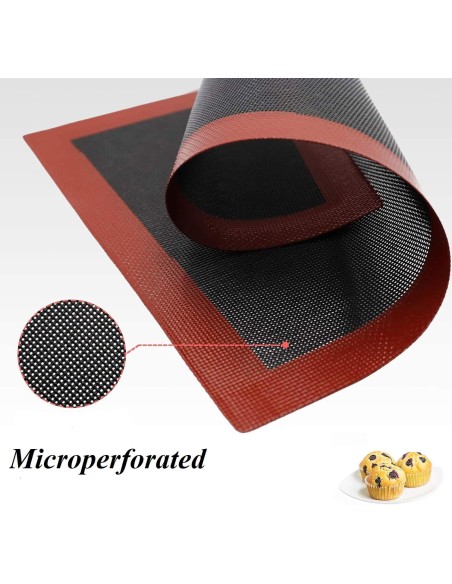 Tappetino Microforato Per Forno In Silicone Tappetino Stendipasta 40x30